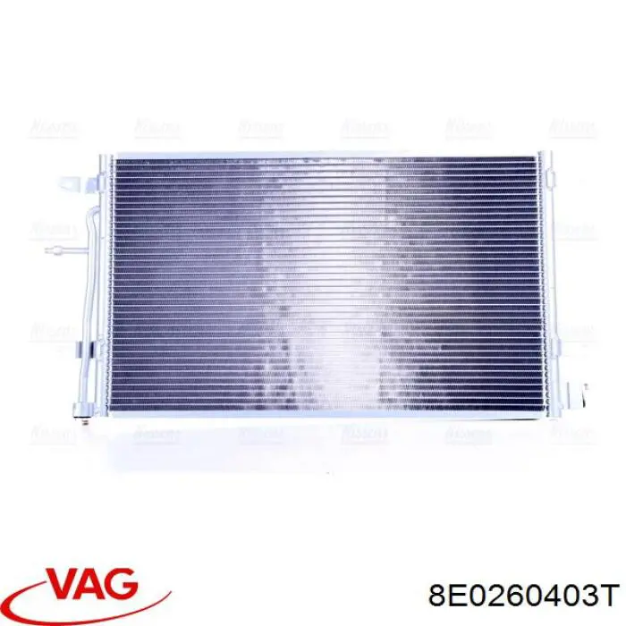 8E0260403T VAG радиатор кондиционера
