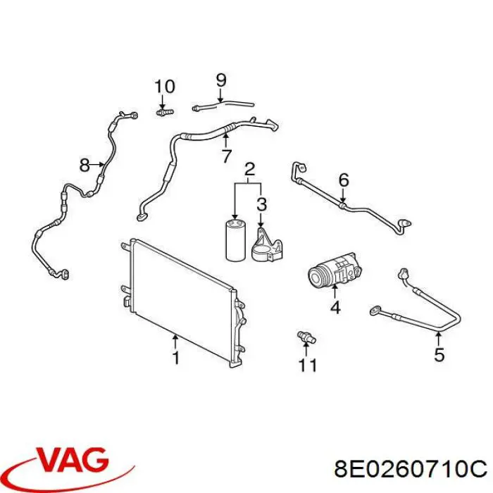  VAG 8E0260710C цена, от 51.41 USD