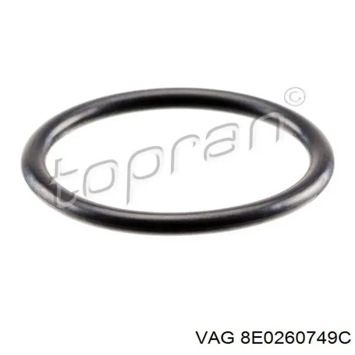 Кольцо уплотнительное шланга компрессора обратного VAG 8E0260749C