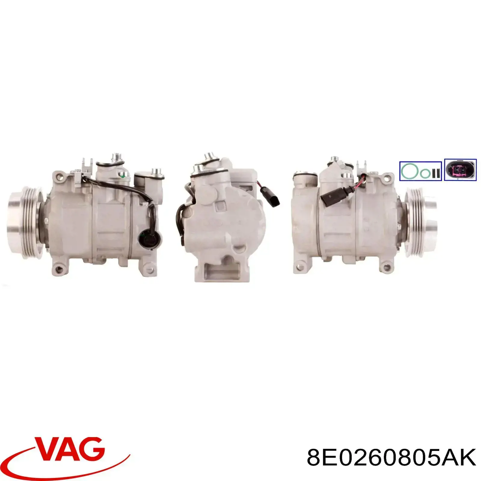 Купить 8E0260805AK VAG Компрессор климатической установки