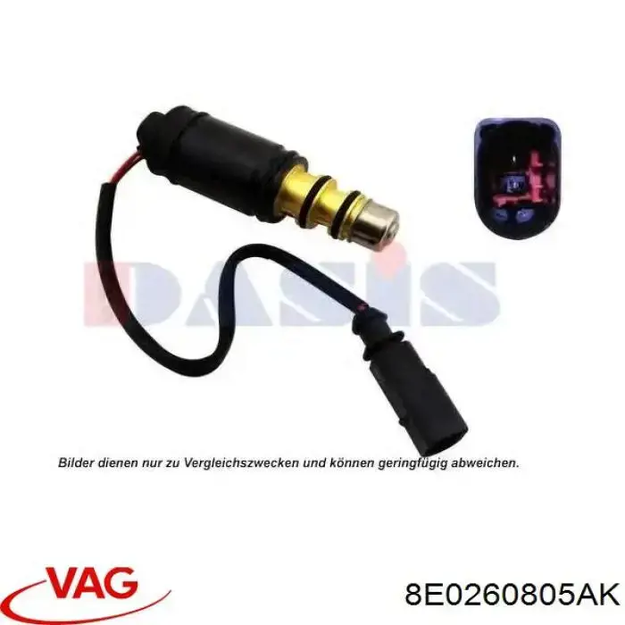8E0260805AK VAG Компрессор хладагента
