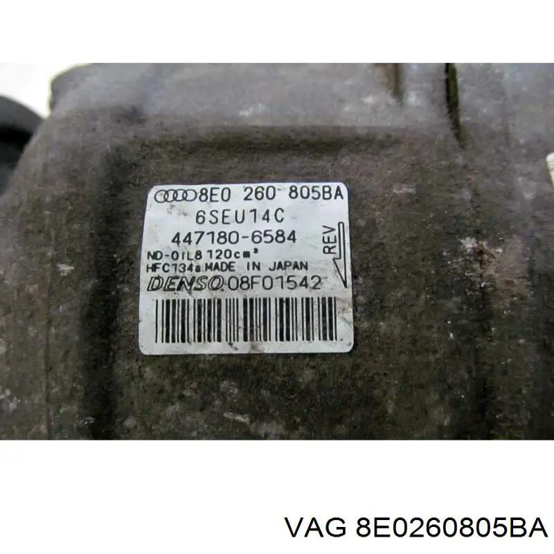 8E0260805BA VAG Компрессор хладагента
