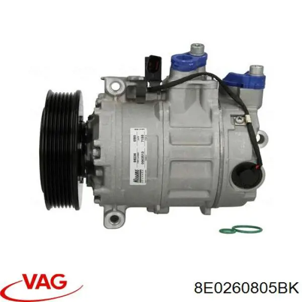 8E0260805BK VAG compressor de aparelho de ar condicionado