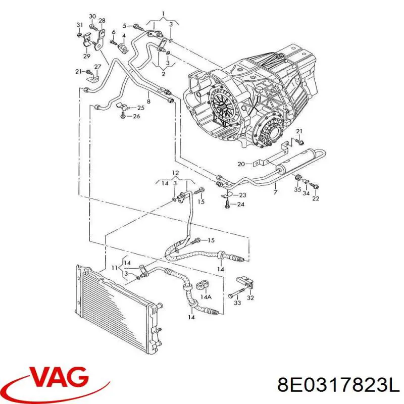 4F0317817F VAG Масляный фильтр АКПП