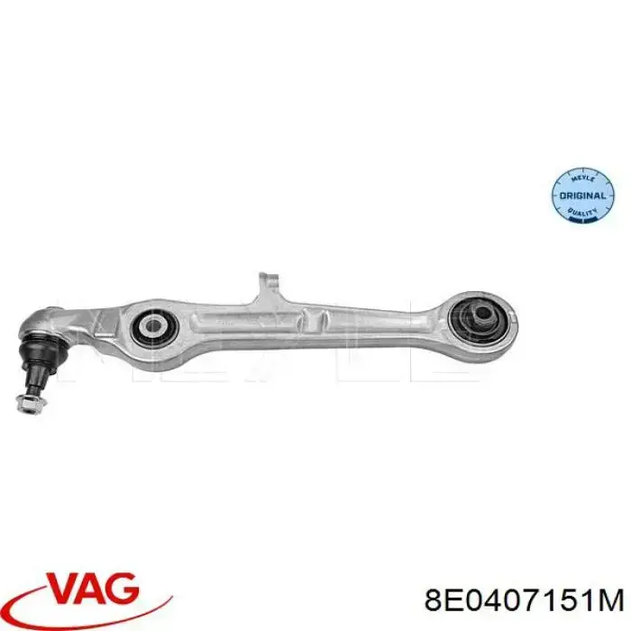 Рычаг передней подвески нижний левый/правый 8E0407151M VAG
