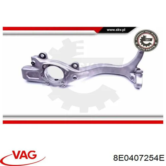 Купить 8E0407254E VAG Ось передняя и поворотные кулаки