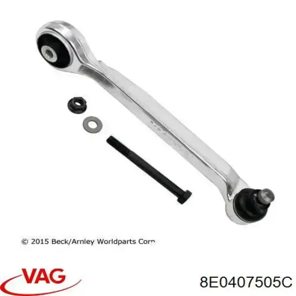 Рычаг передней подвески верхний левый VAG 8E0407505C цена, от 25.17 USD