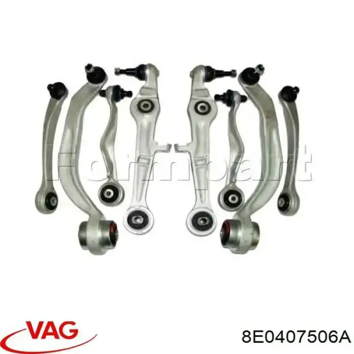 Рычаг передней подвески верхний правый VAG 8E0407506A цена, от 13.31 USD