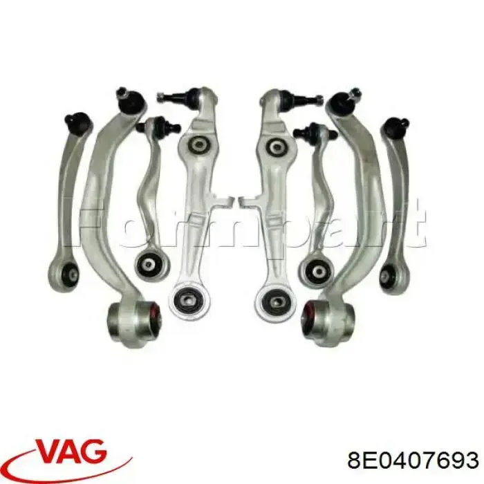 8E0407693 VAG Рычаг передней подвески нижний левый