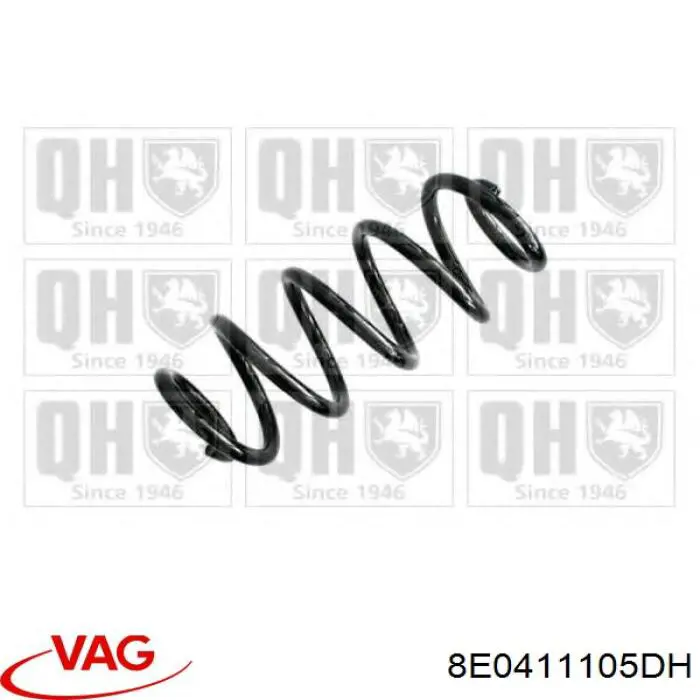 Пружина амортизатора передняя VAG 8E0411105DH цена, от 39.00 USD
