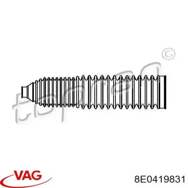 Пыльник рулевого механизма (рейки) правый VAG 8E0419831 цена, от 5.95 USD