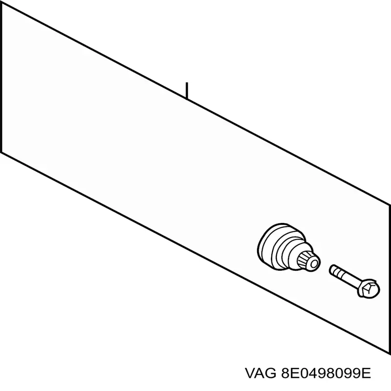 ШРУС наружный передний 8E0498099E VAG