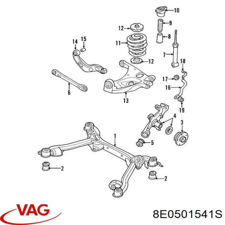 8E0501541S VAG/Audi