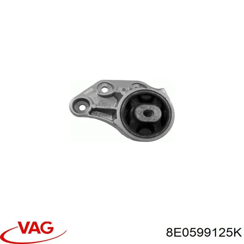 8E0599125K VAG Сайлентблок (подушка) редуктора заднего моста передний