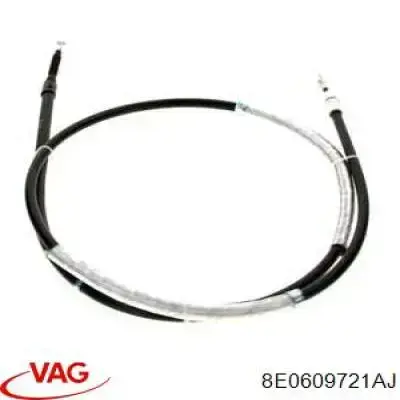 Задний трос ручника 8E0609721AJ VAG