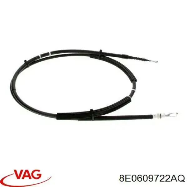 Купить 8E0609722AQ VAG Задний правый трос ручника