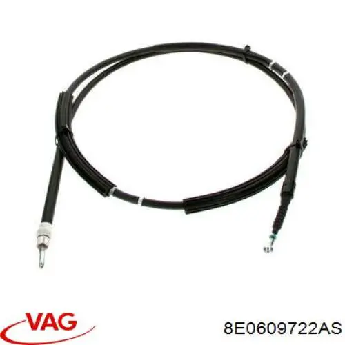 Задний правый трос ручника 8E0609722AS VAG