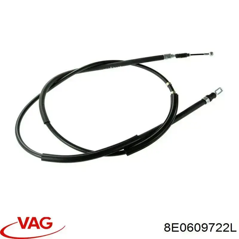 Купить 8E0609722L VAG Задний правый трос ручника