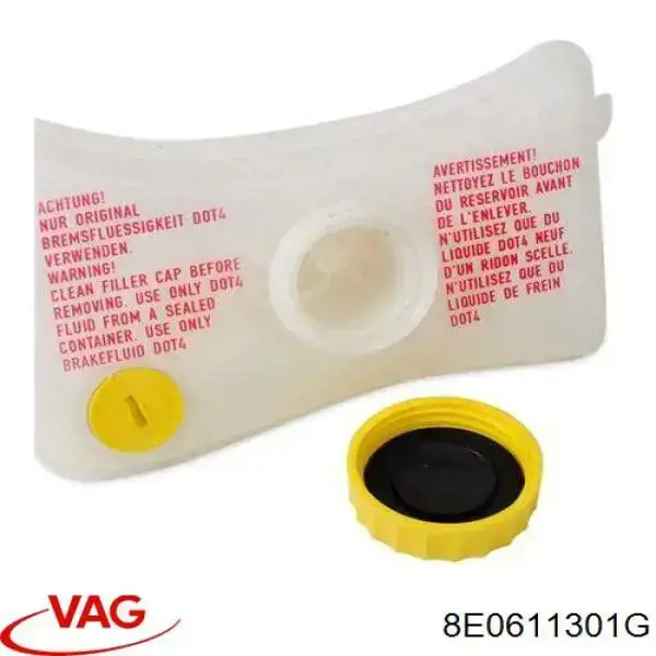 Бачок главного тормозного цилиндра (тормозной жидкости) VAG 8E0611301G