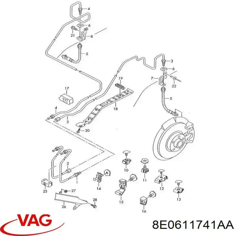8E0611741AA VAG 