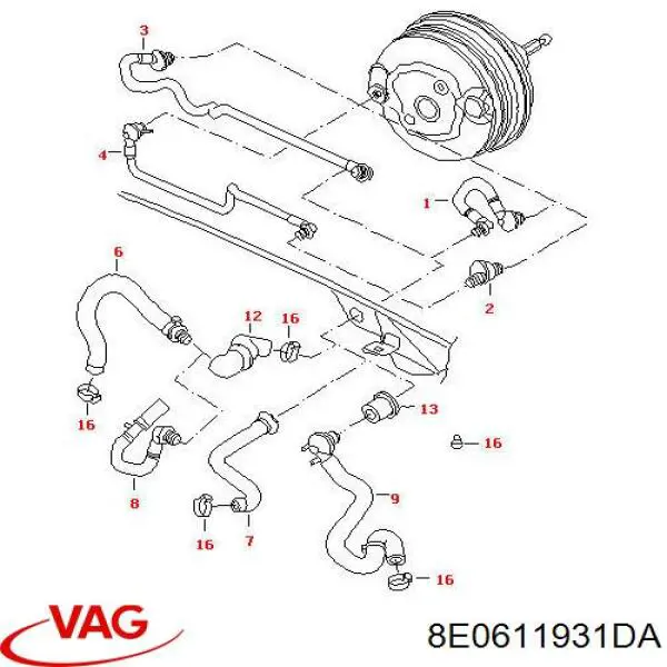 8E0611931DA VAG 