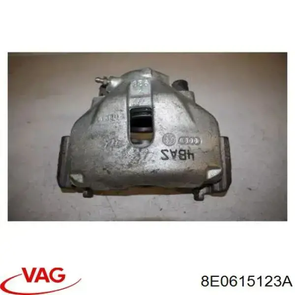 8E0615123A VAG Суппорт тормозной, передний, левый