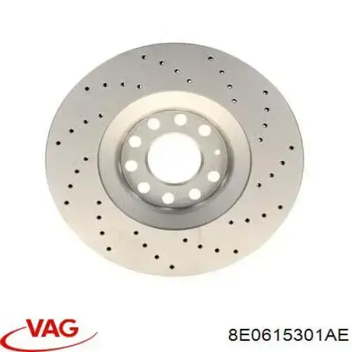 Купить 8E0615301AE VAG Ротор тормозной