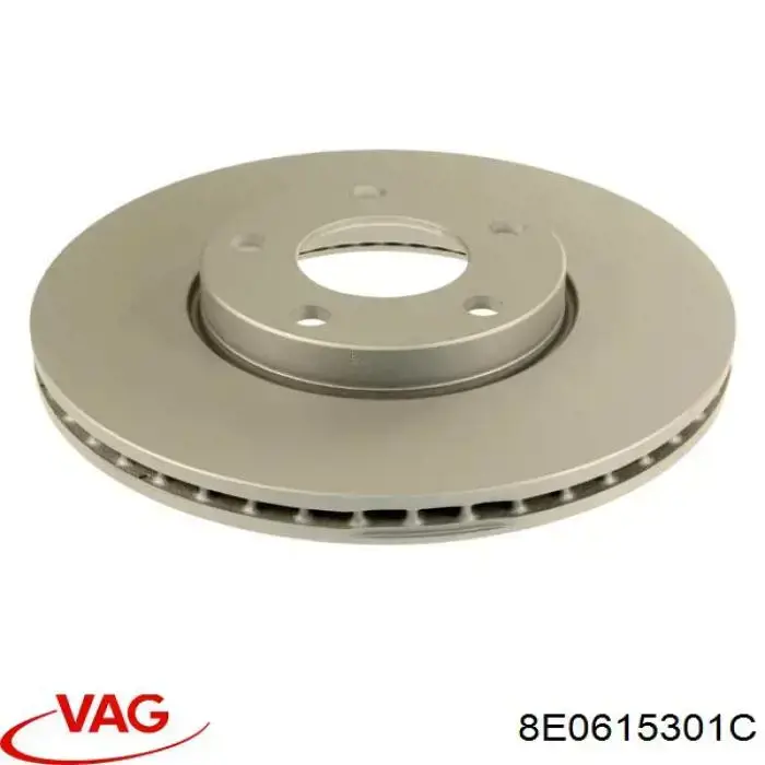 8E0615301C VAG Диск тормозной передний