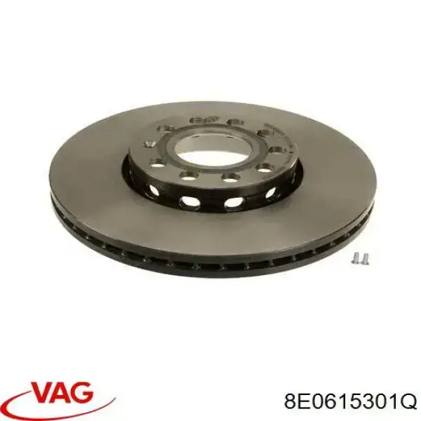 8E0615301Q VAG Disco do freio dianteiro