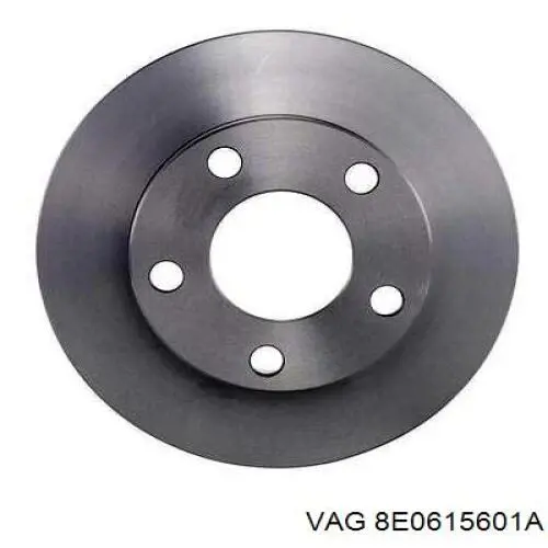 Купить 8E0615601A VAG Диск тормозной задний