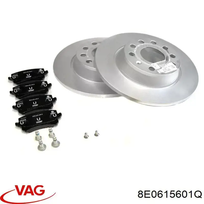 8E0615601Q VAG Дисковый тормоз