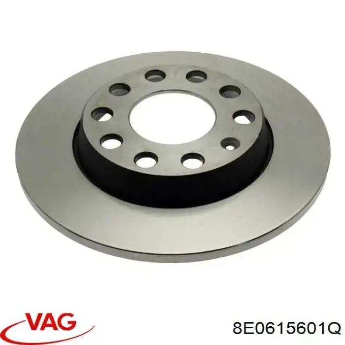 Купить 8E0615601Q VAG Диск тормозной задний