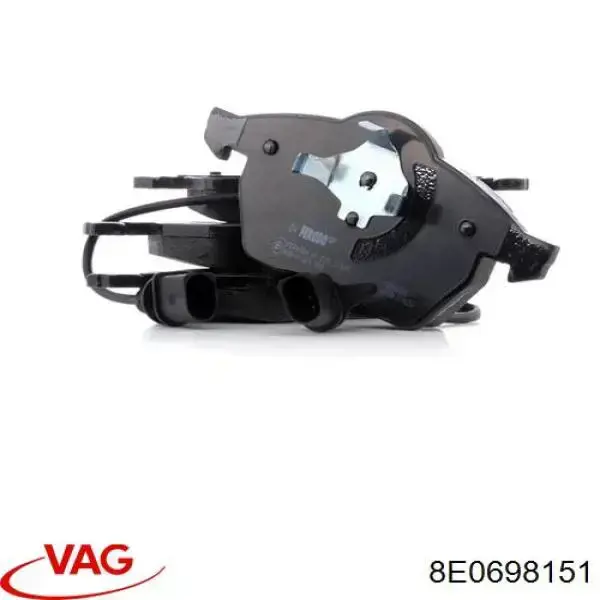 Купить 8E0698151 VAG Колодки тормозные