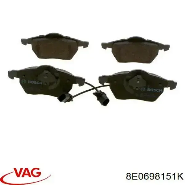 Тормозные колодки VAG 8E0698151K