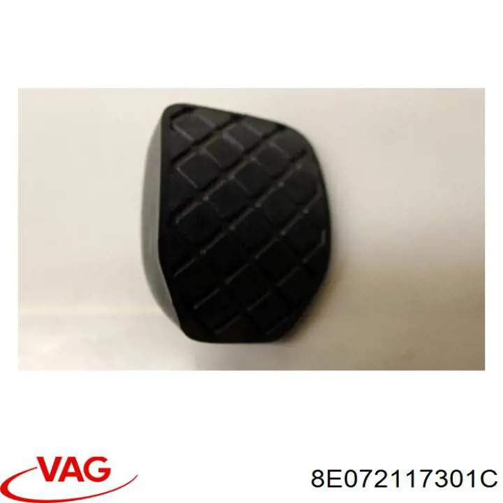 Revestimiento del pedal, pedal de embrague 8E072117301C VAG/Audi