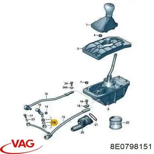 Купить 8E0798151 VAG Ремкомплект вертолета