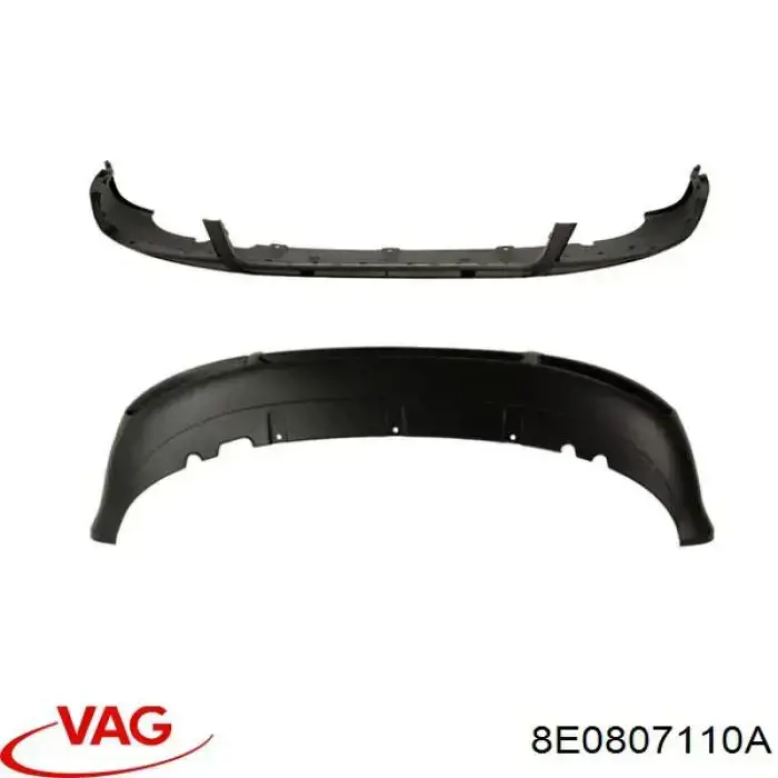 Купить 8E0807110A VAG Сплиттер переднего бампера