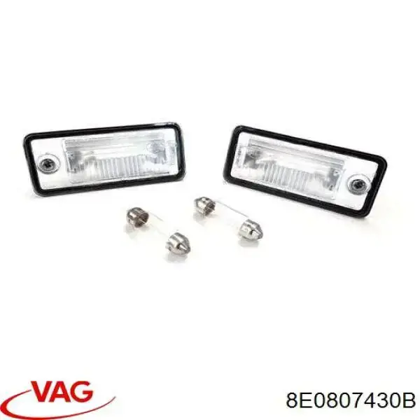 Фонарь подсветки заднего номера VAG 8E0807430B цена, от 16.18 USD
