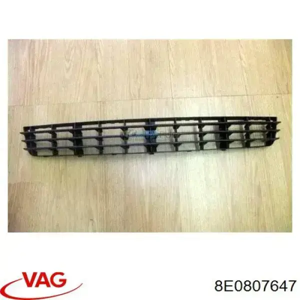 8E0807647 VAG Центральная решетка переднего бампера
