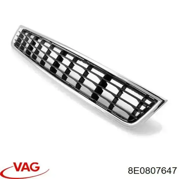 Решетка бампера переднего центральная VAG 8E0807647 цена, от 22.33 USD