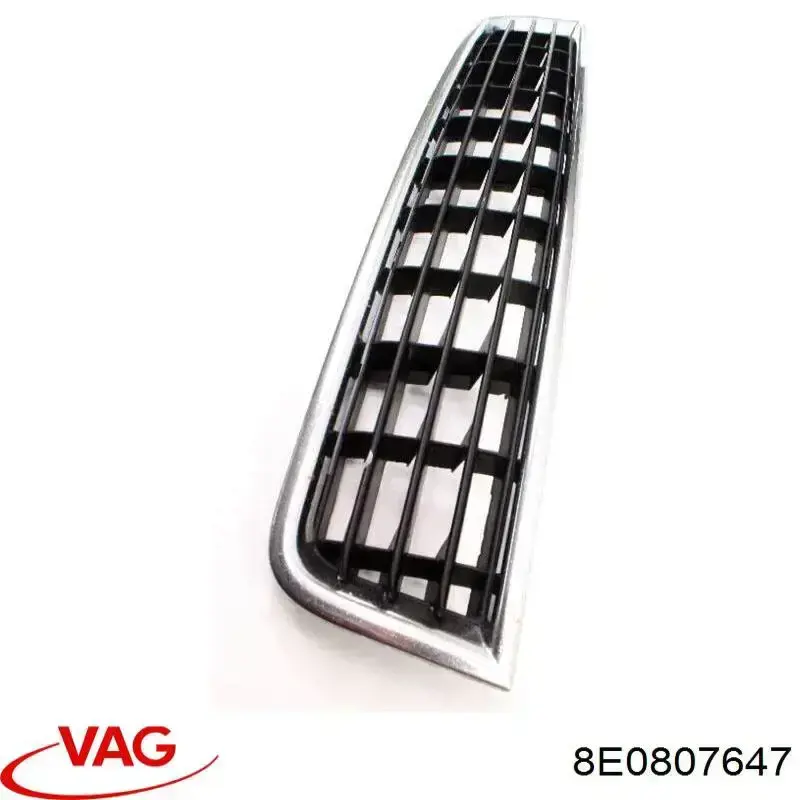 Решетка бампера 8E0807647 VAG