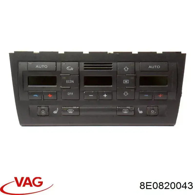 Блок управления режимами отопления/кондиционирования на Audi A4 Avant B6 