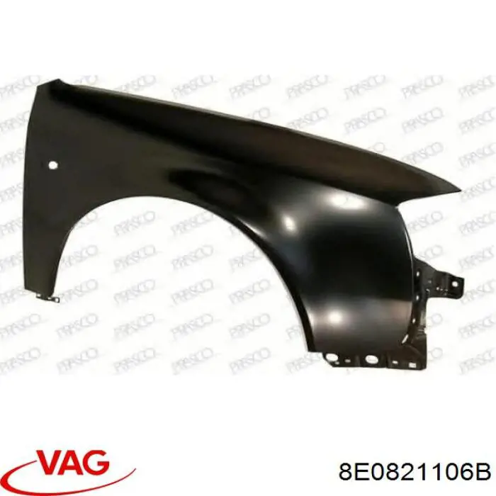 Боковая часть передняя правая Signeda PAD10013AR цена, от 49.68 USD