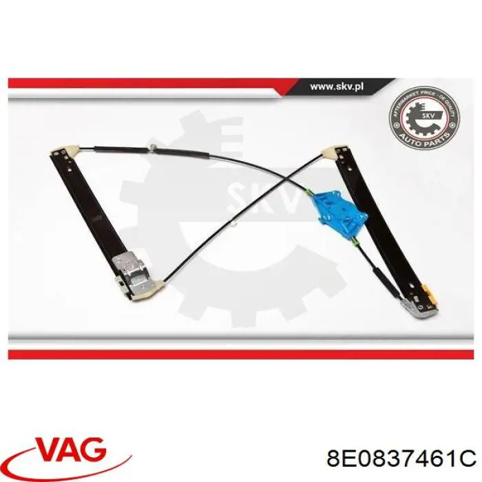Механизм стеклоподъемника водительской двери VAG 8E0837461C цена, от 28.45 USD