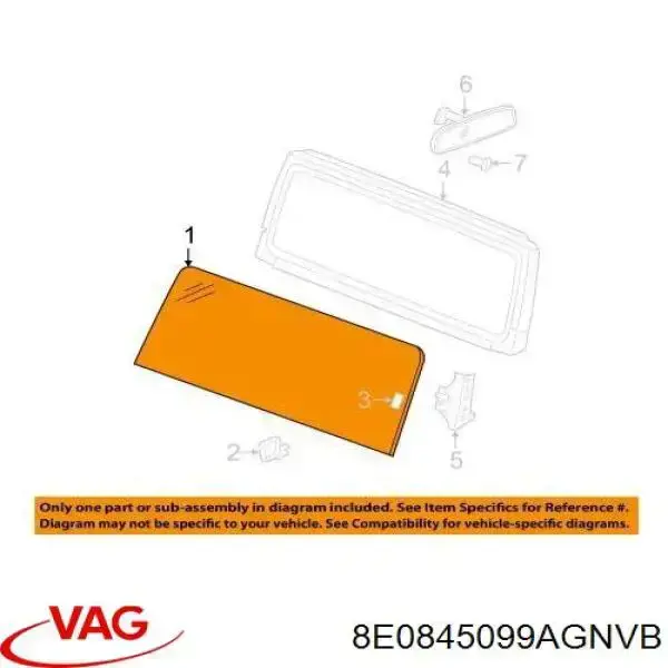 Стекло лобовое VAG 8E0845099AGNVB цена, от 118.75 USD