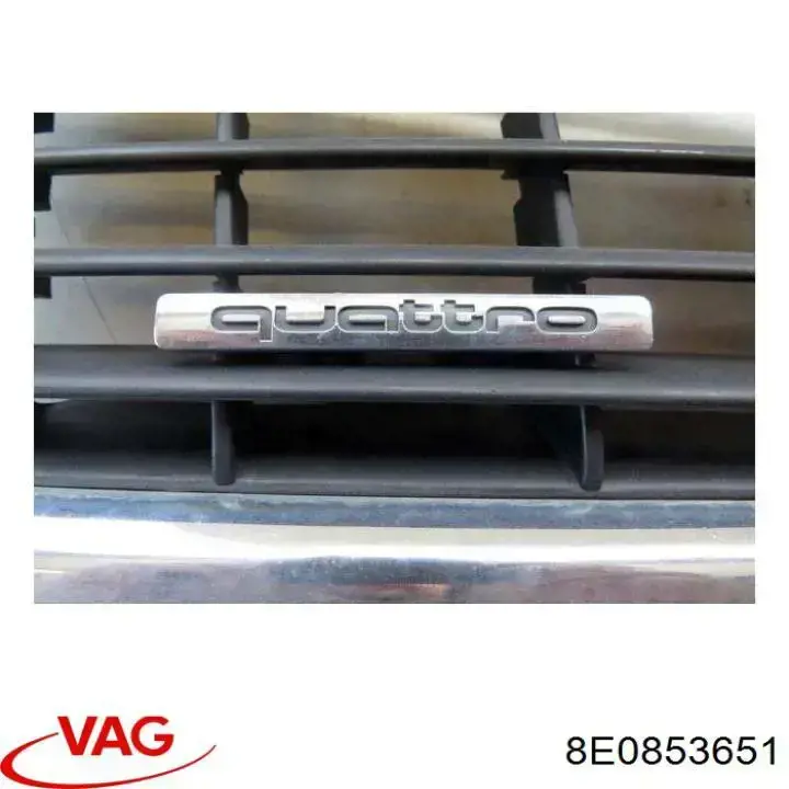Решетка радиатора 8E0853651 VAG