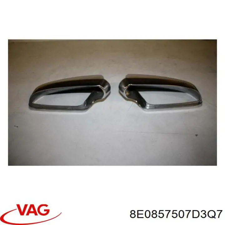 Накладка (крышка) зеркала заднего вида левая 8E0857507D3Q7 VAG