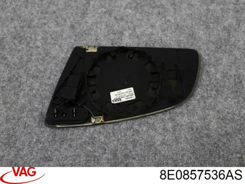 Стекло зеркала заднего вида, правого VAG 8E0857536AS цена, от 79.65 USD