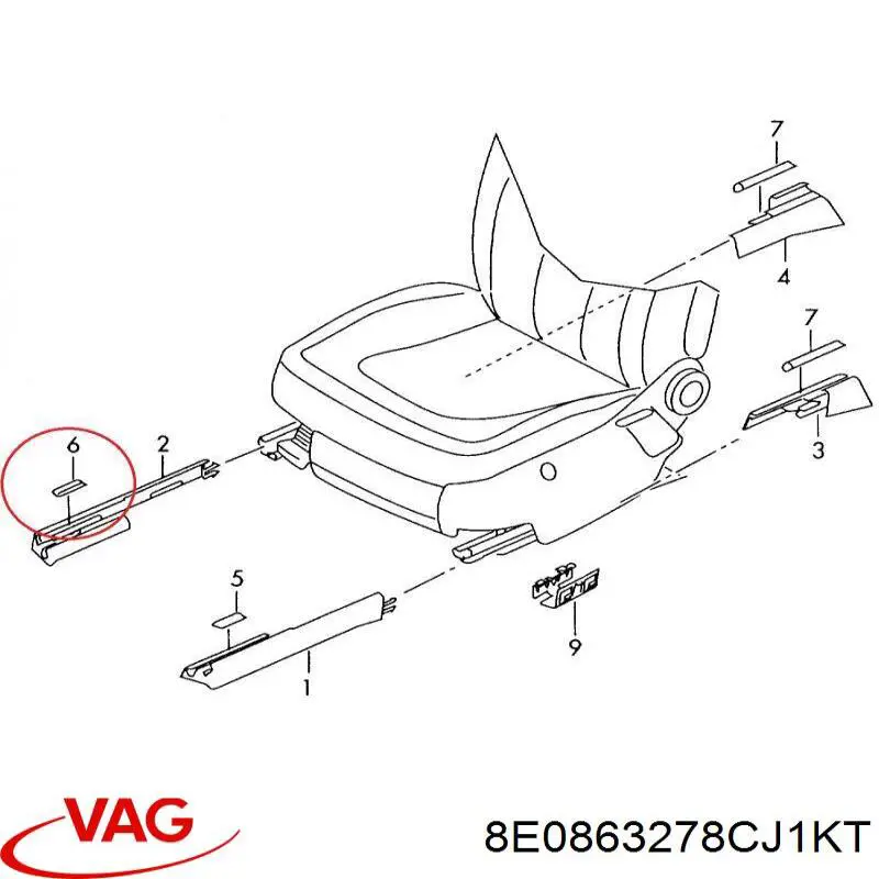  8E0863278CJ1KT VAG