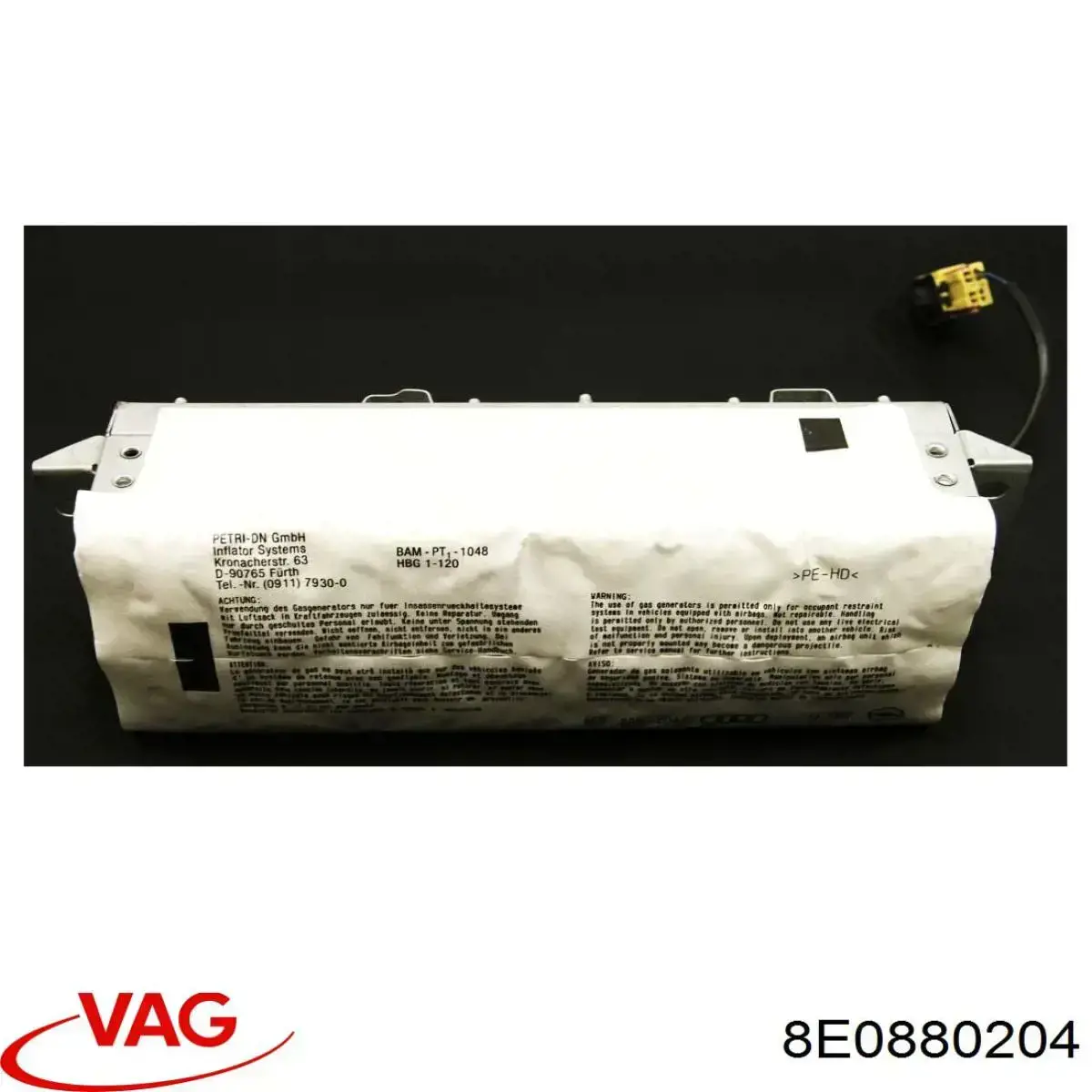 8E0880204 VAG подушка безопасности (airbag пассажирская)
